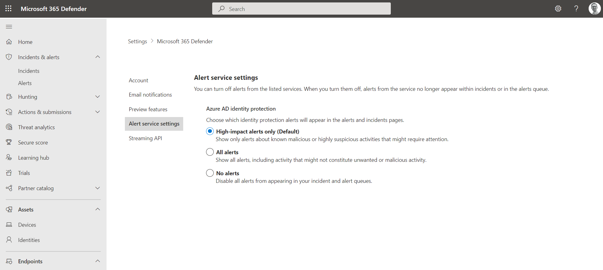 ./media/identity-monitoring/AzIdentity_M365D_IPCSettings.png